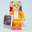 Harley Quinn Arkham DC Custom minifigure cartoon movie building toy figure