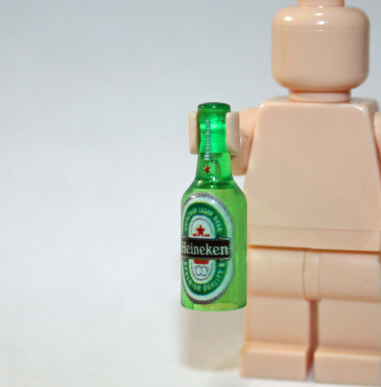 Heineken Beer Bottle for minifigure  building block DIY piece for toy figure C    5