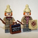 George and Fred Weasley Harry Potter  minifigure movie building toy figure