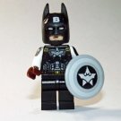 Batman X Captain America  DC Custom minifigure cartoon movie building toy figure!!!!