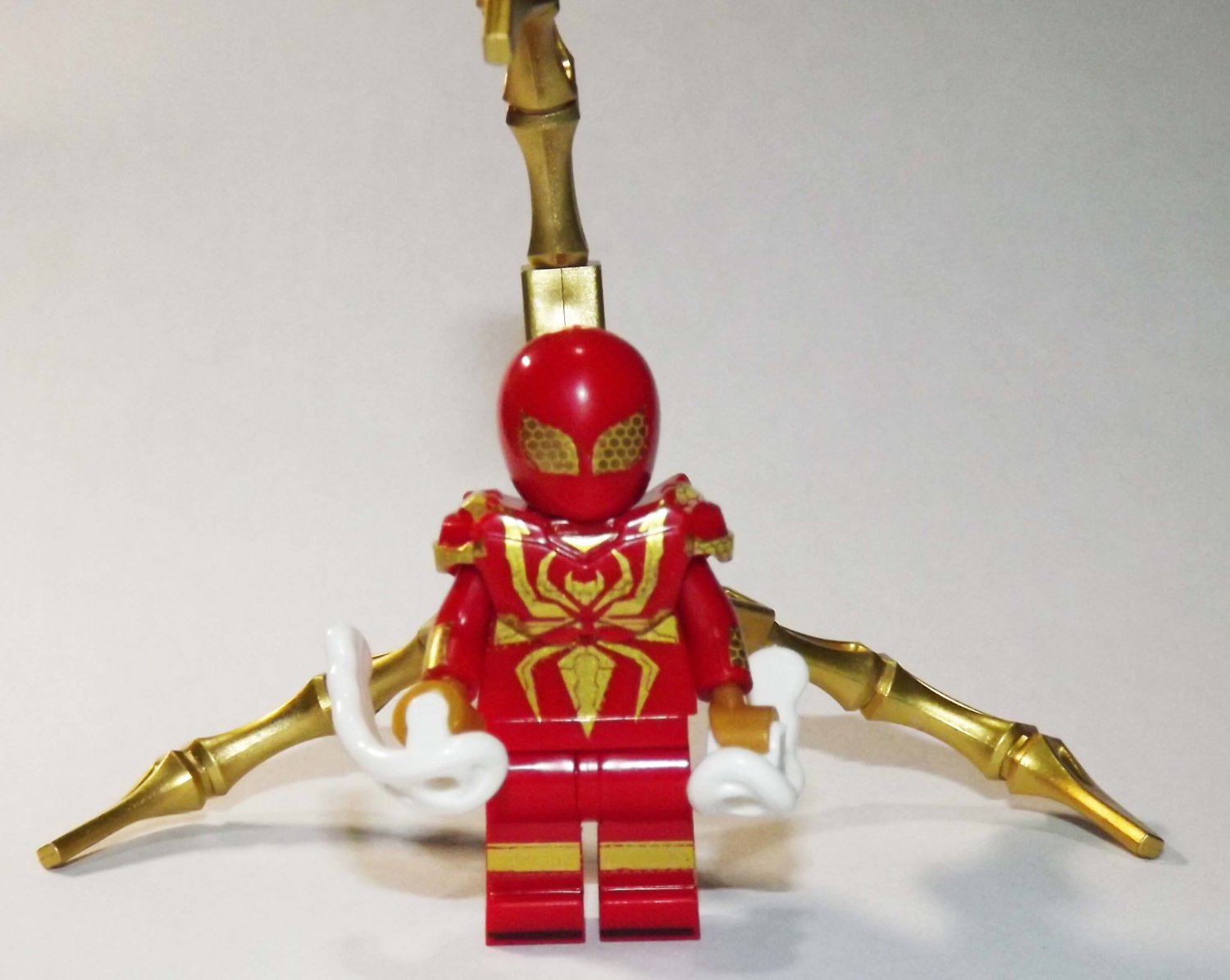 Spider-man Iron Armor Marvel Custom minifigure movie building toy figure