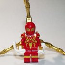 Spider-man Iron Armor Marvel Custom minifigure movie building toy figure