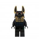Egyptian Anubis God Warrior Custom minifigure Horror movie building toy figure!