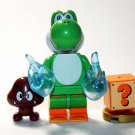 Yoshi Green minifigure The Super Mario Bros. Movie building toy figure