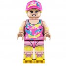 Barbie movie Roller Skating Minifigure building toy figure