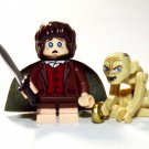 Frodo with Gollum LOTR  minifigure movie Lord of the Rings Hobbit building toy figure
