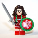 Wonder Woman  Santa Christmas DC Custom minifigure building movie toy figure!!!