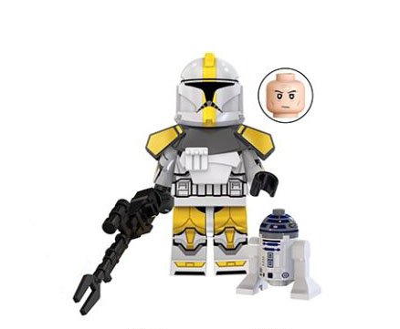Captain Bly Clone commander Wars Star Wars minifigure movie building toy figure
