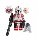 Captain Fox Clone commander Wars Star Wars minifigure movie building toy figure