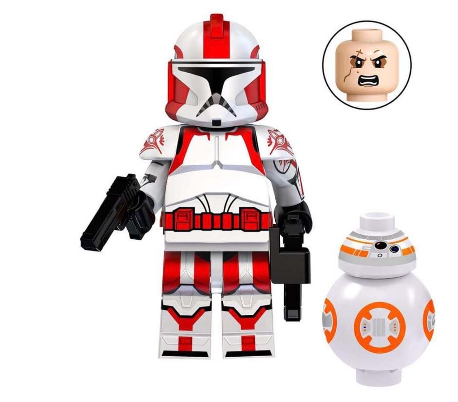 Captain Stone Clone commander Wars Star Wars minifigure movie building toy figure