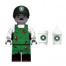Zombie Coffee Shop minifigure horror movie building halloween toy figure