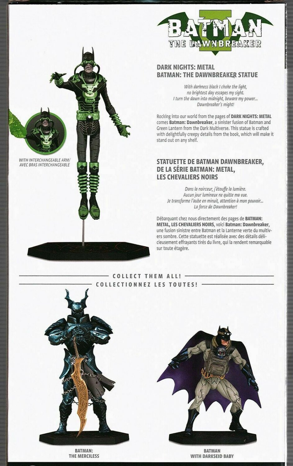 batman dark nights metal statue