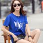 White Loose Women Large Size Cotton T-shirt Fashion Ladies Casual Blouse Tops Shirt Size M