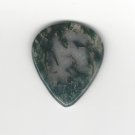 Wicked Earth Mossy Agate Stone Guitar Pick
