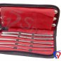 ( SD0058 ) 8 Dilatatoren EDELSTAHL CE - Hegar Stifte - nummeriert - Uterus Doppelstifte NEW