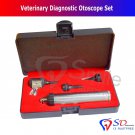 SD0077 ENT Professional Veterinary Medical Diagnostic Otoscope Kit Set Specula Case NEW