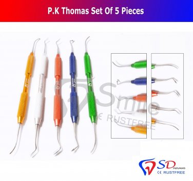 SD0080 Smile P.K Thomas Set of 5 Dental Cera Instrumentos Kieferorthop&Atilde;&curren;dische CE NEW