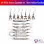 SD0081 Gracey Curettes 10 mm Hollow Handles - Light - Color Coded 7 PCS Periodontal NEW