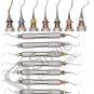 SD0081 Gracey Curettes 10 mm Hollow Handles - Light - Color Coded 7 PCS Periodontal NEW