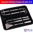 SD0313 Pro Deluxe Aquarium Tools Kit Tank Aquatic Plant Fish 5 PCS Kit Smile Dentale CE