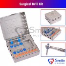 SD0357 Dental Surgical Drill Kit 16 Pcs Set Implant Instrument Tools Ratchet Smile UK