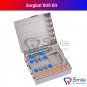 SD0357 Dental Surgical Drill Kit 16 Pcs Set Implant Instrument Tools Ratchet Smile UK