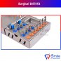 SD0357 Dental Surgical Drill Kit 16 Pcs Set Implant Instrument Tools Ratchet Smile UK