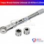 SD0279 Dental Implant Torque Wrench Ratchet Universal 10-40 Ncm Hex 6.35mm & 4.0mm New