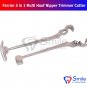 SD0340 Farrier 3 in 1 Multi Hoof Nipper Trimmer Cutter Hammer Clincher Smile Dentale