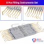 SD0275 8 X Dental Composite Filling Restorative Plastic Placement Instruments Lab Tools