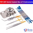 SD0359 PRF GRF Dental Implant Box Set Of 9 Instruments Surgical Surgery Tools Kit CE UK