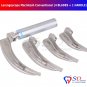 SD0288 Laryngoscope Macintosh 4x Cvd Blades Conventional Set Medical Diagnostic Exam CE