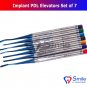 SD0352 7X Dental Implant Proximators PDL Luxating Elevators Surgery Dental Instruments