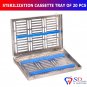 SD0225 Sterilization Locking Tray For 20 Instruments Cassette Rack Sterilisationkassett