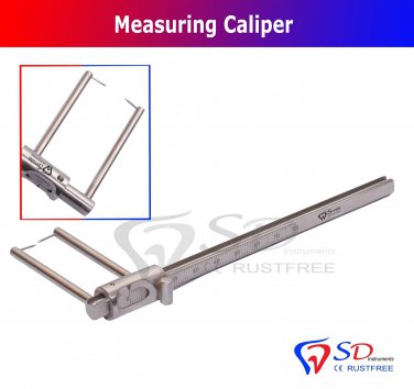 SD0123 Vernier Caliper Stainless Steel Gauge Measuring Tool UK Circles Implants CE New