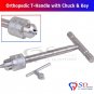 SD0266 Orthopedic T- Handle With Chuck & Key Orthopedic Veterinary Surgery Instruments