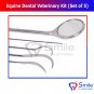 SD0362 Smile England Equine Dental Mirror Scaler Probe Explorer Veterinary Kit / Set UK