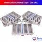 SD0373 5X Sterilization Cassette Rack Tray Hold 10 Dental Surgical Instrument Autoclave