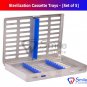 SD0373 5X Sterilization Cassette Rack Tray Hold 10 Dental Surgical Instrument Autoclave