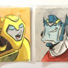 Transformers Animated watercolor sketchcards