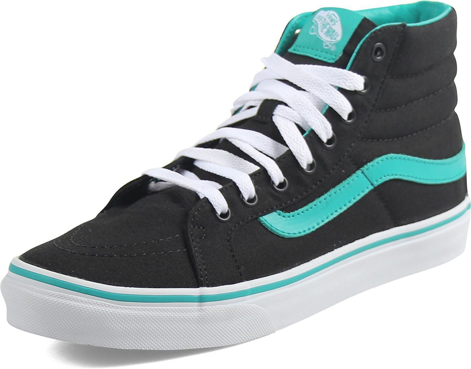 New Vans UnisexAdult SK8Hi Slim POP COLUMBIA BLACK SHOES NIB Womens