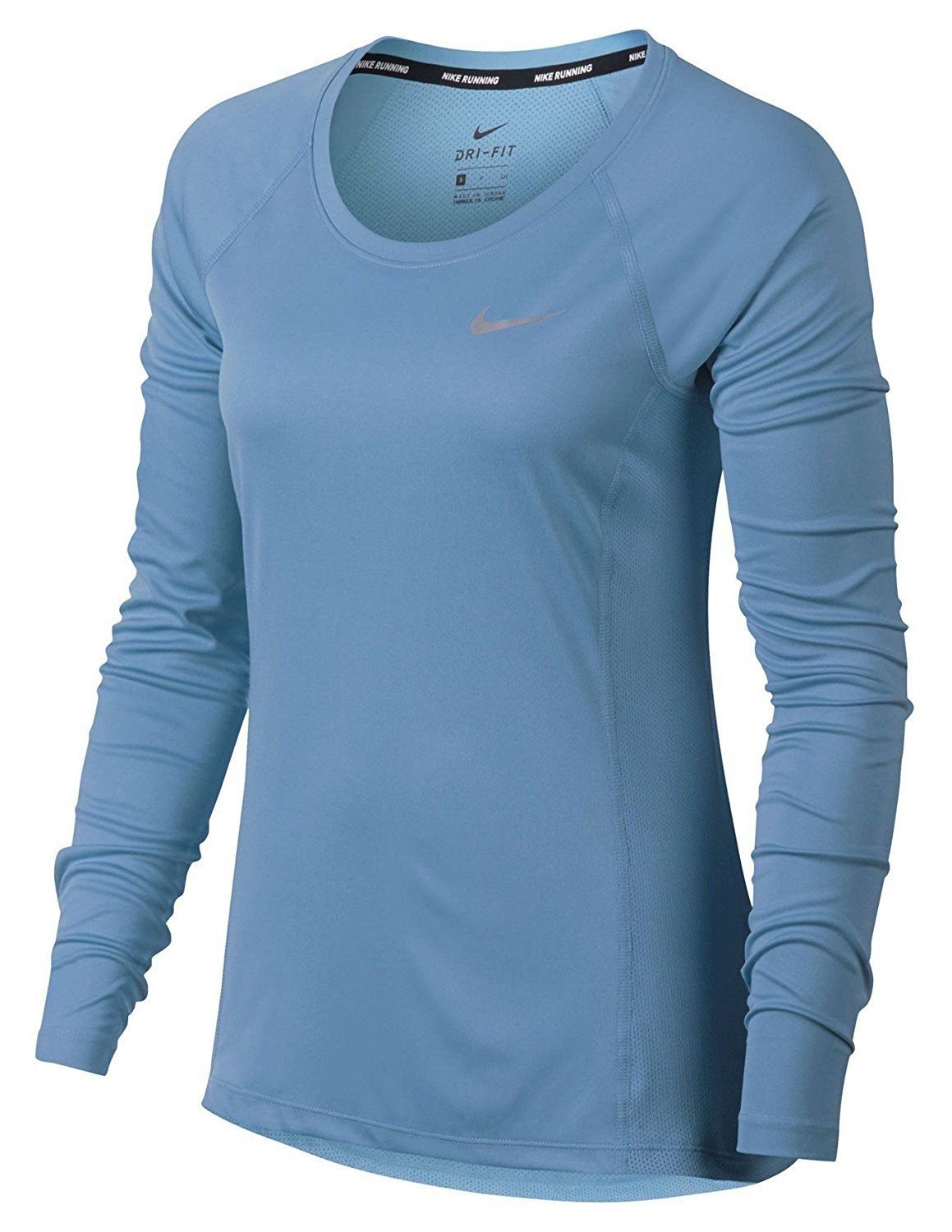 Nike Women's Dry Miler Top Long Sleeve RUNNING SHIRT 831540 465 LIGHT ...
