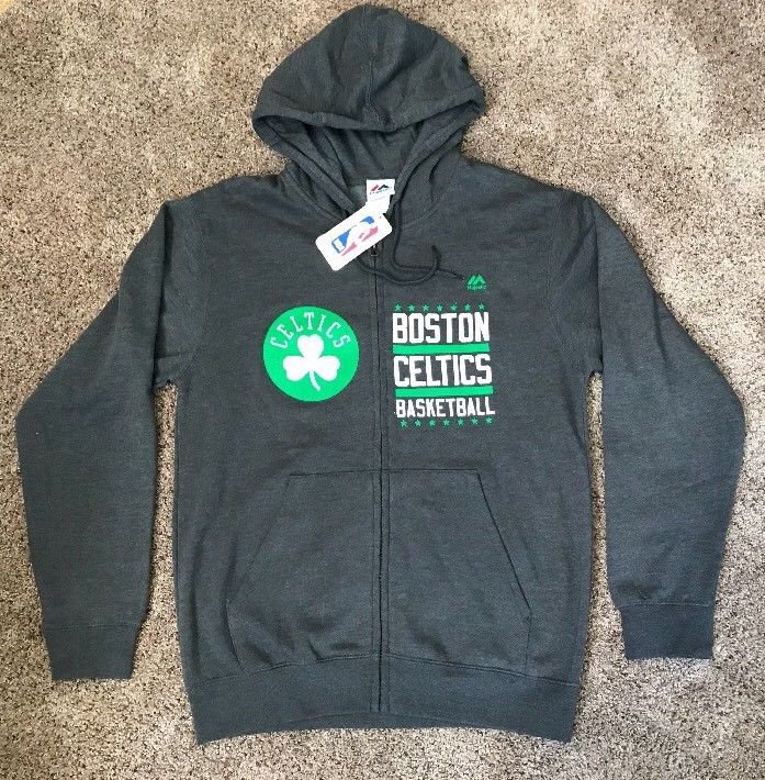boston celtics full zip hoodie
