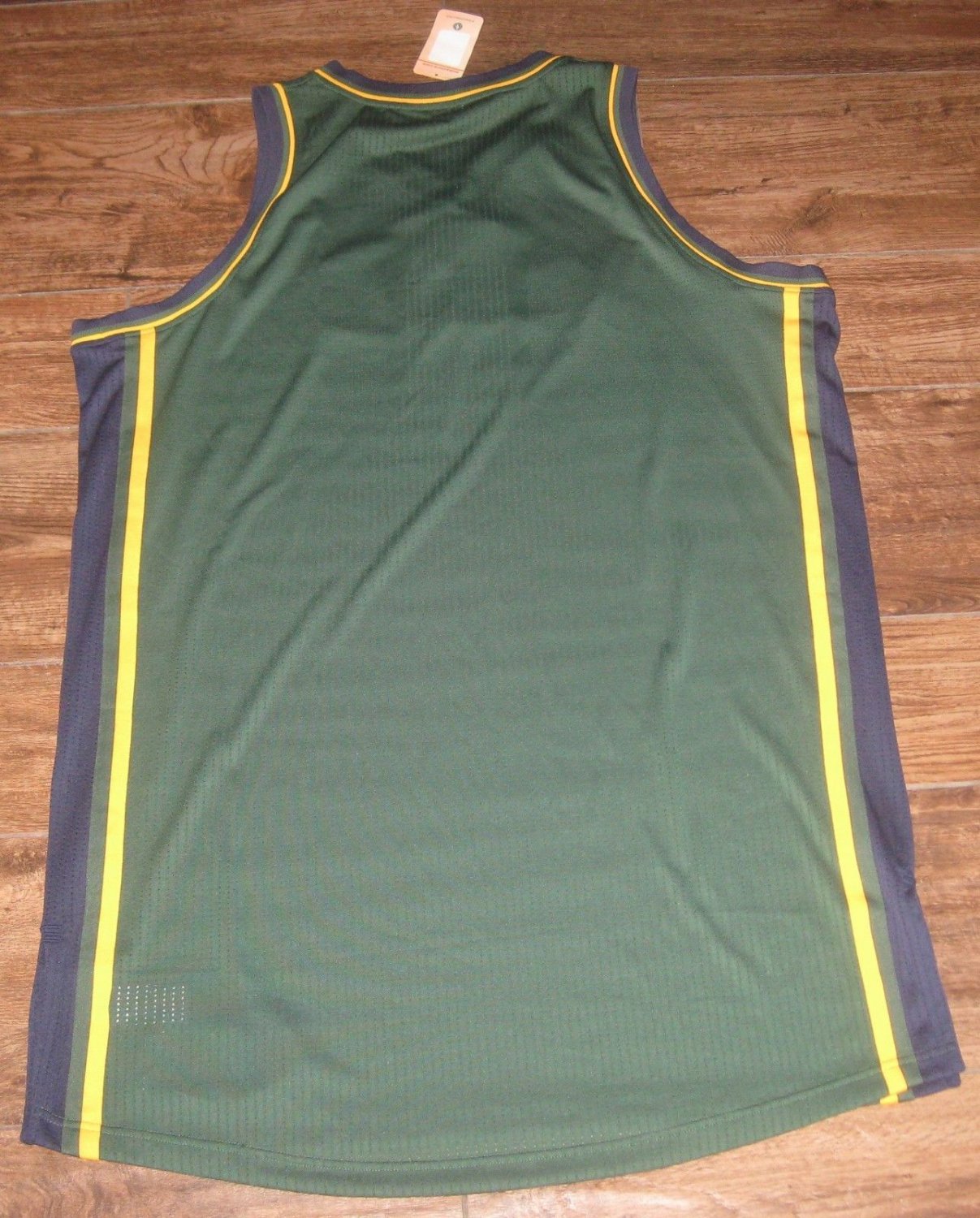 NEW ADIDAS UTAH JAZZ PRO CUT NBA JERSEY BLANK GREEN AUTHENTIC SIZE 4XL
