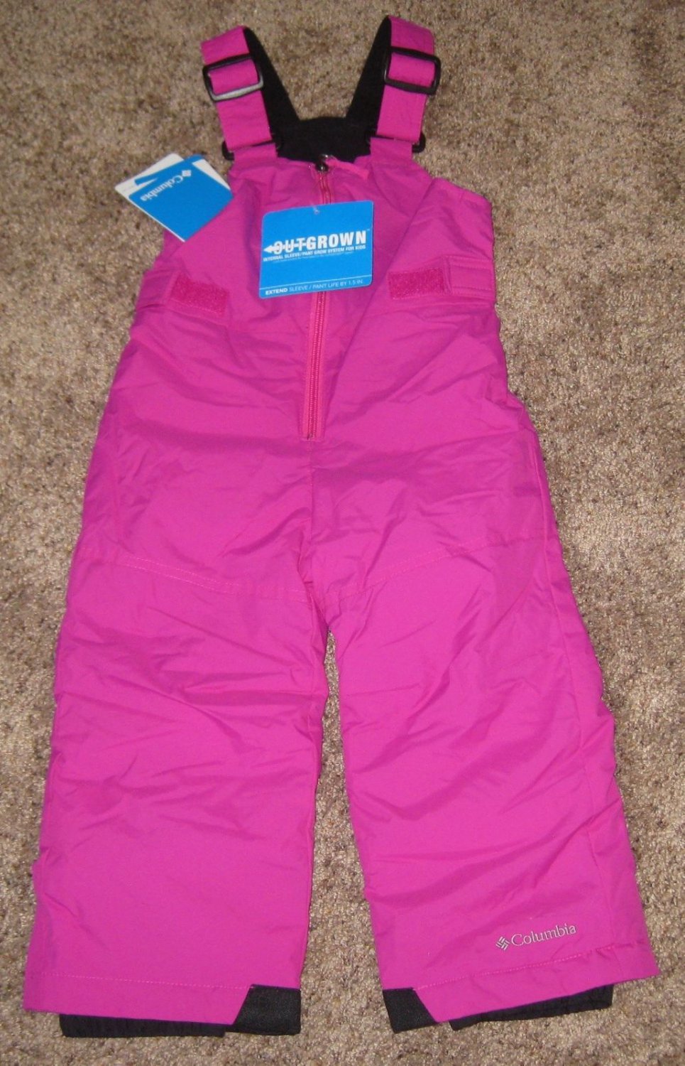 pink bib snow pants