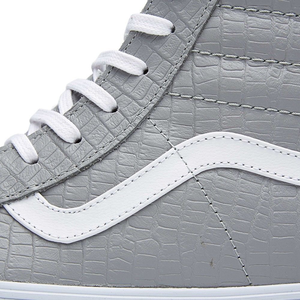 vans croc leather sk8 hi