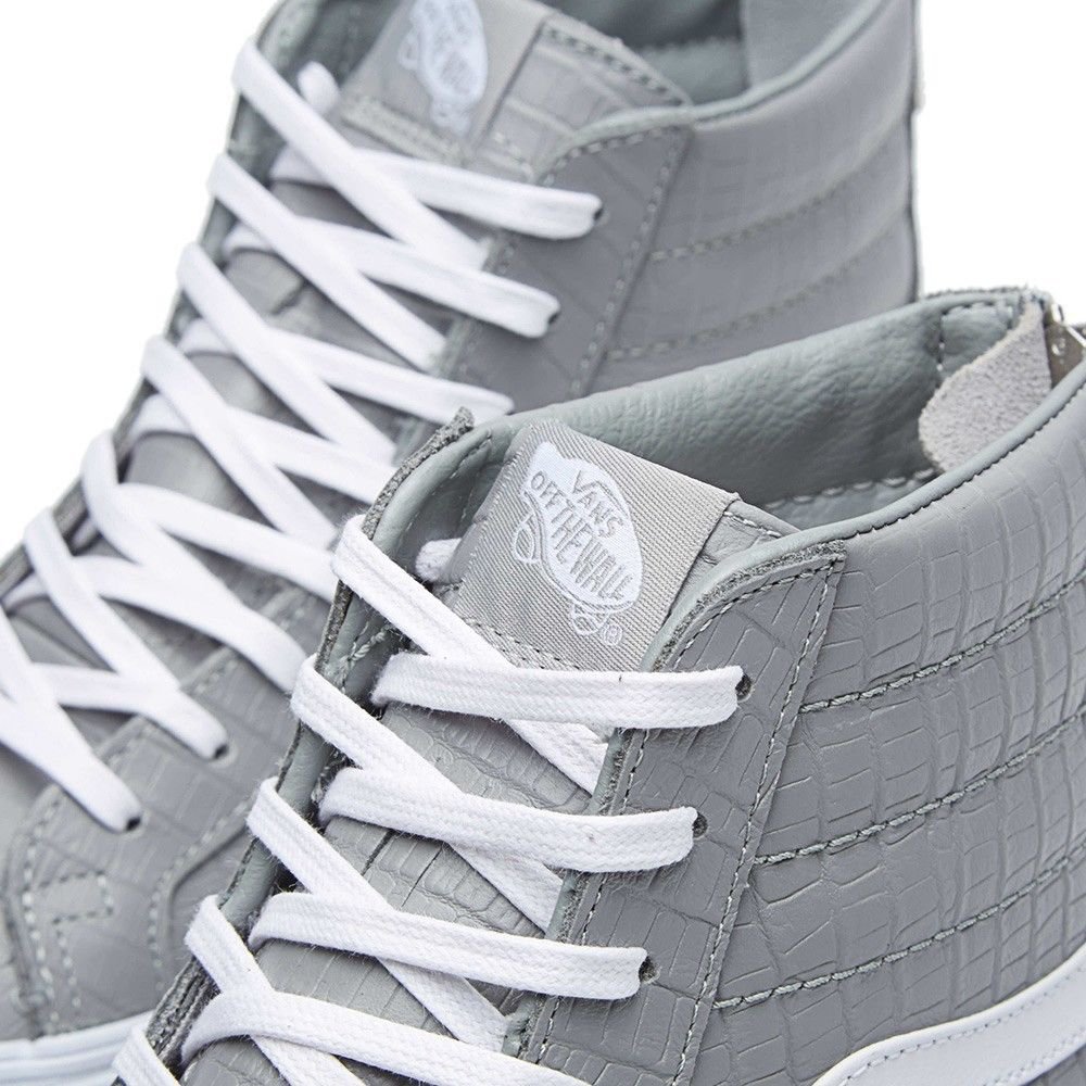 vans croc leather sk8 hi