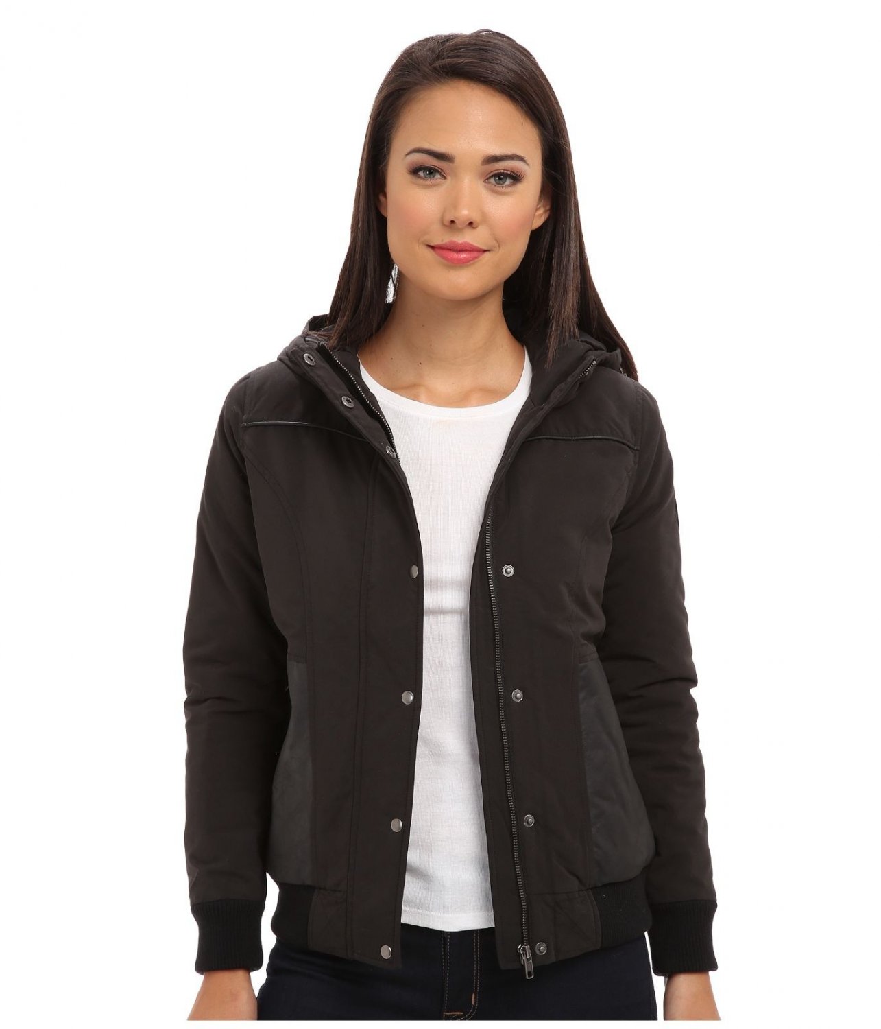 NEW Vans WOMENS XL EXTRA LARGE STANDPOINT Jacket BLACK PARKA COAT JACK