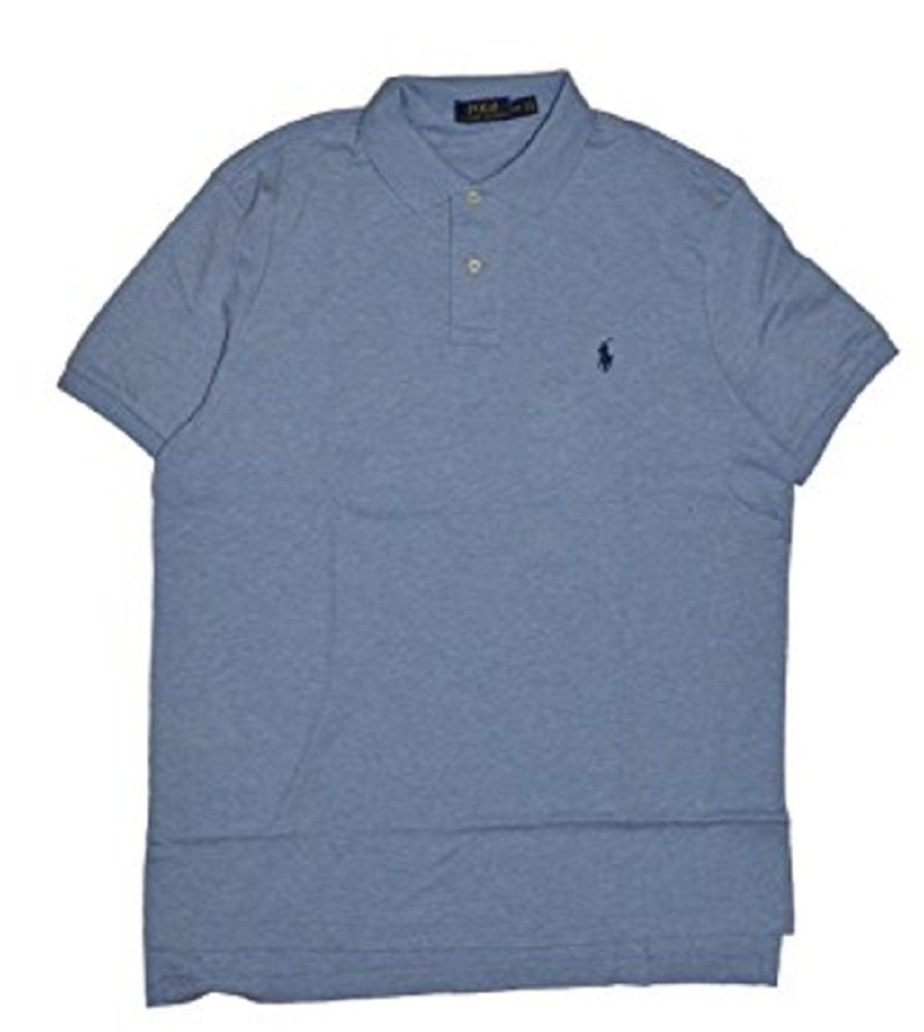 Polo Ralph Lauren Men's Medium Fit Interlock Polo Shirt Jamaica Blue L ...