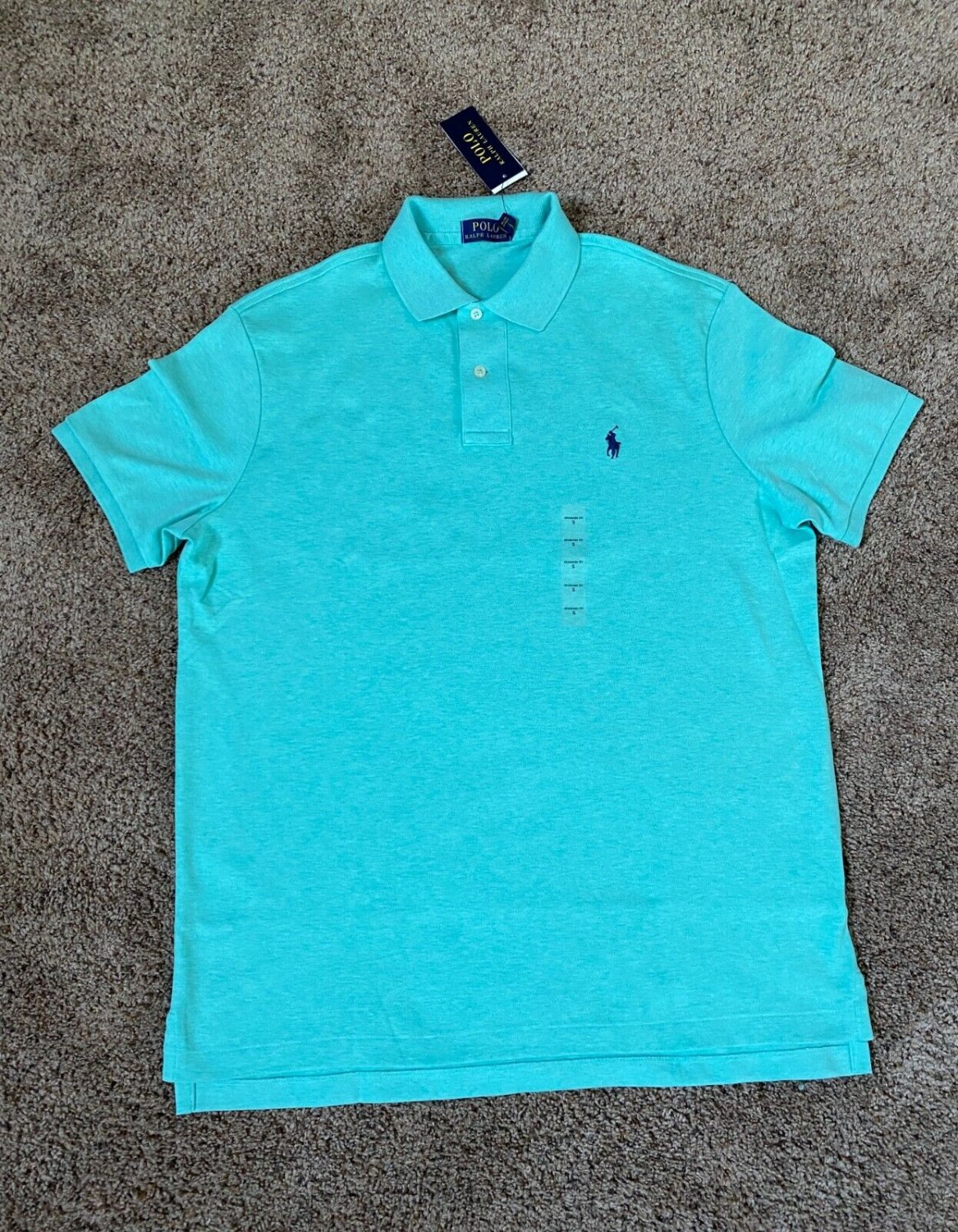 Polo Ralph Lauren Men SOFT TOUCH Interlock Polo Shirt GREEN HEATHER M L XL XXL
